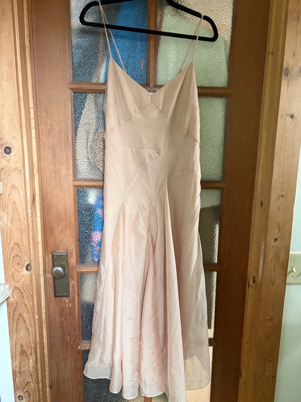 Vince Blush Spaghetti-Strap Midi Dress